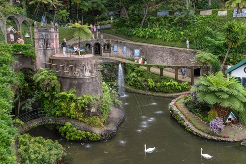 Monte Palace Gardens in Madeira Island, Portugal