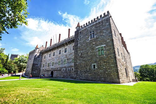 Braganca Dukes Palace in Guimaraes, Portugal