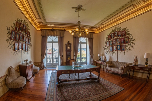 Interior of the Stock Exchange Palace (Palacio da Bolsa). Was built in 1834 by the city's Commercial Association in Neoclassical style. UNESCO World Heritage Site, Porto, Portugal