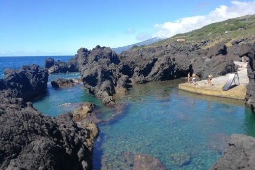 Poca das Muchas Lagoon hike, in Pico Island, Azores, Portugal