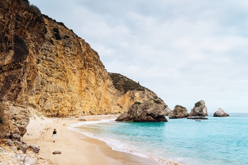 Cavalo Beach near Sesimbra, Portugal