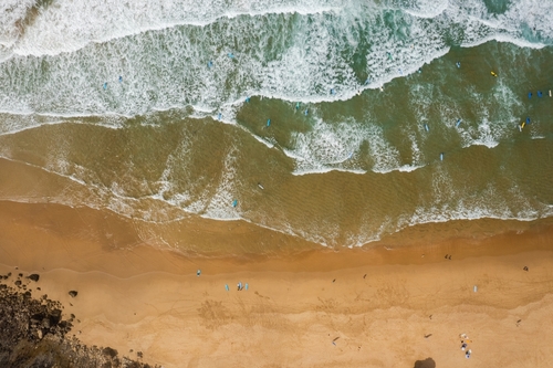The best surfing conditions in Sagres beach, Algarve, Portugal