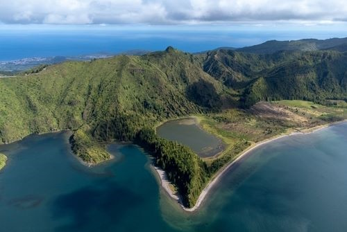 Lagoa do Fogo in Sao Miguel Island, Azores, Portugal