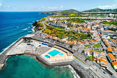 Ribeira Grande in Sao Miguel Island, Azores, Portugal