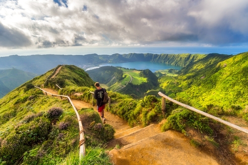 Lagoa das Sete Cidades, The seven cities Lakes in Sao Miguel Island, Azores, Portugal