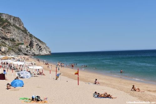 California Beach in Sesimbra, Portugal